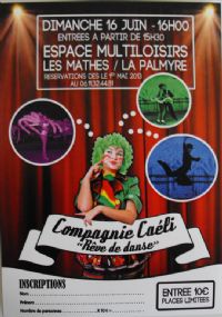 Cyril ROUGER présente Rêve de danse par la Compagnie Caéli à 16h le 16 juin 2013. Le dimanche 16 juin 2013 aux Mathes/La Palmyre. Charente-Maritime.  16H00